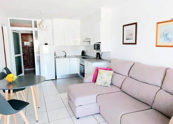 First Line Ocean View Apartment In Los Geranios Costa Adeje 